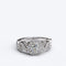 0.65ct ROUND CUT PAVE Infinity Gold ENGAGEMENT RING - 06GG81